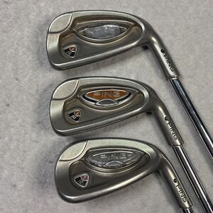 Ping i10 Iron Set Mens RH 5 7 W black dot Regular Flex AWT Steel lot